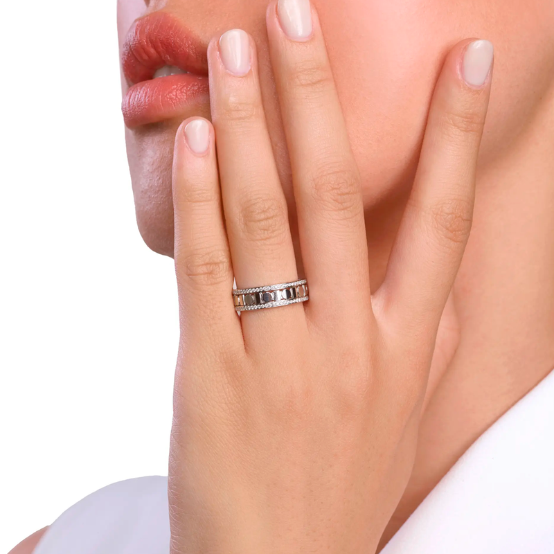 Belle Époque Reel Anillo with Diamonds