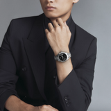 Tissot Gentleman 38mm Negro - en muñeca