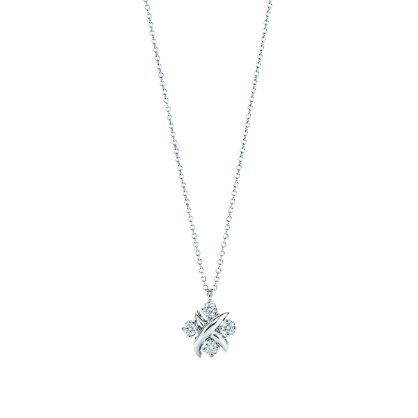 Tiffany by Jean Schlumberger Colgante Lynn Silver & Diamonds