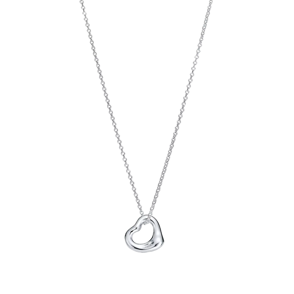 Elsa Peretti Colgante Open Heart 11mm Silver