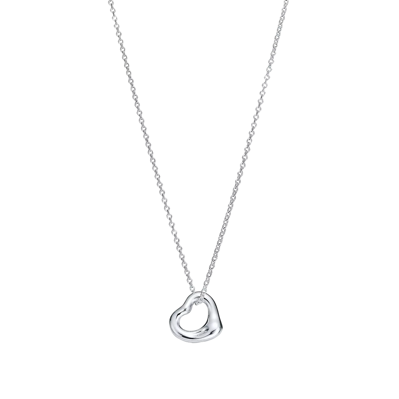 Elsa Peretti Colgante Open Heart 11mm Silver