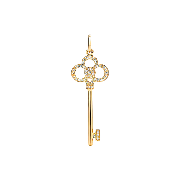 Tiffany Keys Colgante Crown Key Yellow Gold