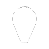 Collar Ice Cube Oro Blanco