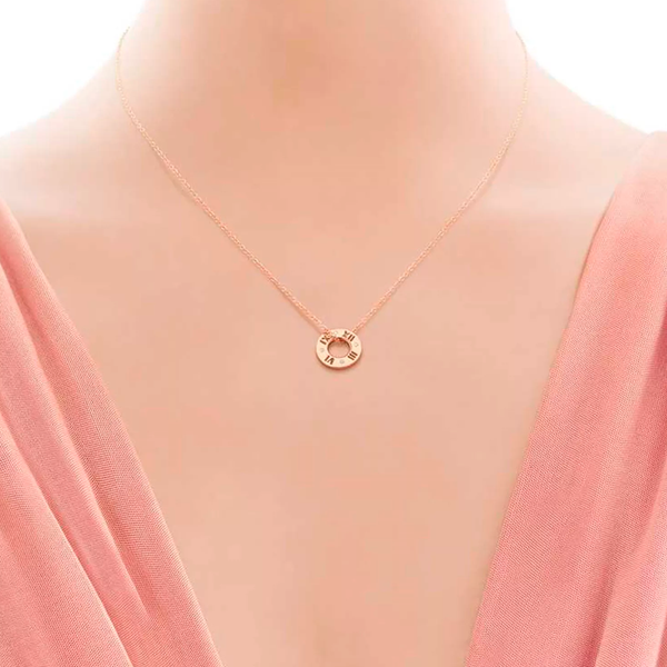 Tiffany Atlas Colgante Pierced Rose Gold