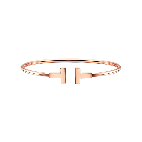 Tiffany T Brazalete Wire Rose Gold