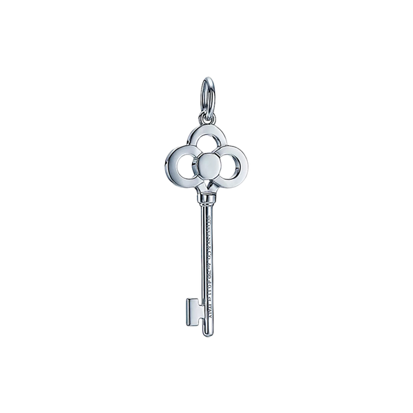 Tiffany Keys Colgante Crown Key White Gold & Diamonds