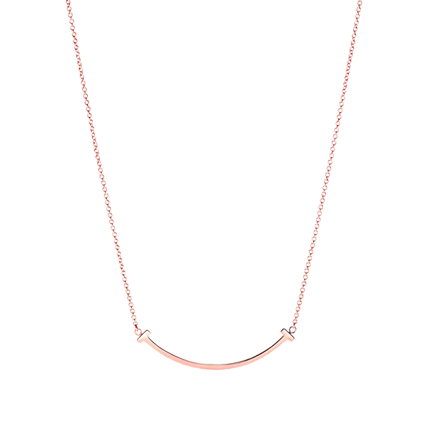 Tiffany T Colgante Smile Rose Gold