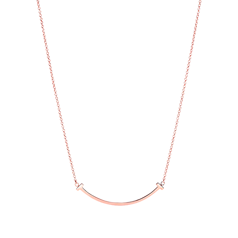 Tiffany T Colgante Smile Rose Gold