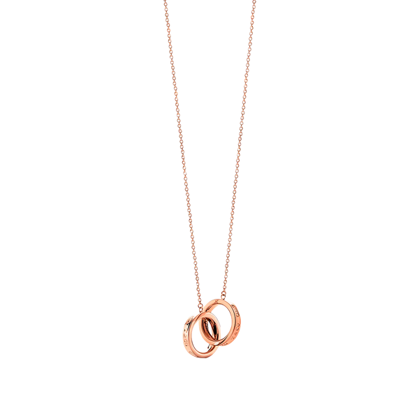 Tiffany 1837 Colgante Interlocking Circles Small Rose Gold