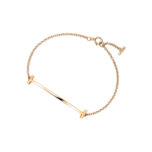 Tiffany T Brazalete Smile Medium Yellow Gold