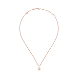 Collar Happy Diamonds Icons Square Oro Rosa