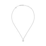 Collar Happy Diamonds Icons Square Oro Blanco