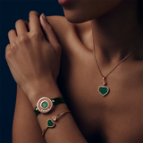 Collar Happy Hearts Malaquita