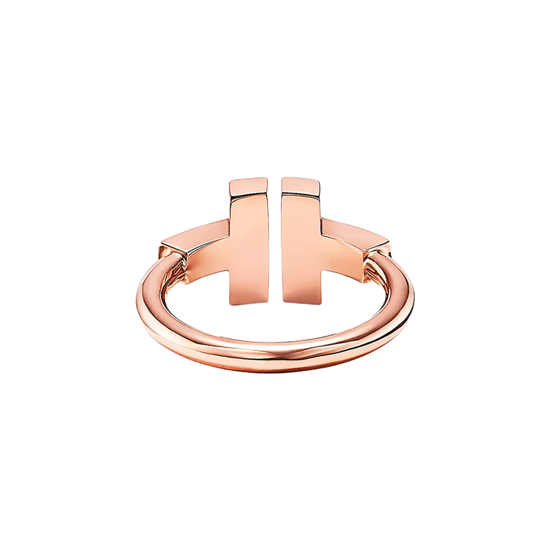 Tiffany T Anillo Wire Rose Gold & Diamonds