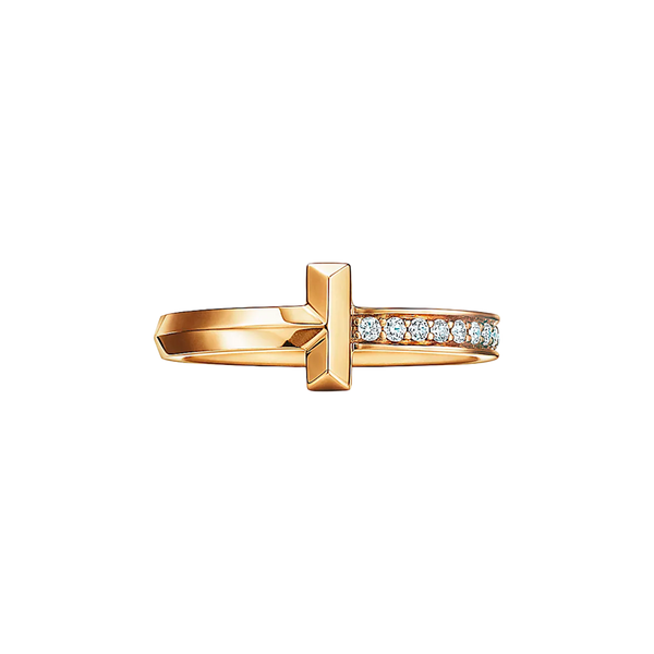 Tiffany T Anillo T1 Yellow Gold & Diamonds