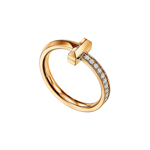 Tiffany T Anillo T1 Yellow Gold & Diamonds