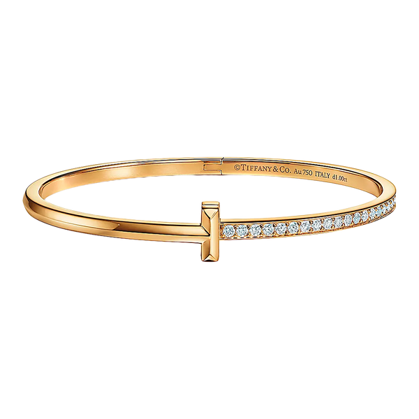 Tiffany T Brazalete T1 Yellow Gold & Diamonds