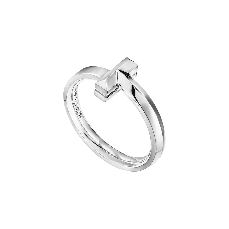 Tiffany T Anillo T1 White Gold