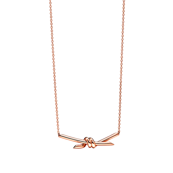 Tiffany Knot Colgante Rose Gold