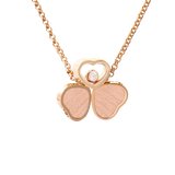 Collar Happy Hearts Wings Oro Rosa