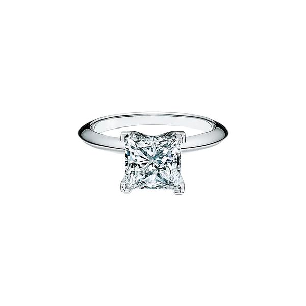 Tiffany Princess Cut Anillo de Compromiso Platinum