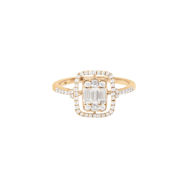 Gold and Diamond Beverly Hills Marjory Ring
