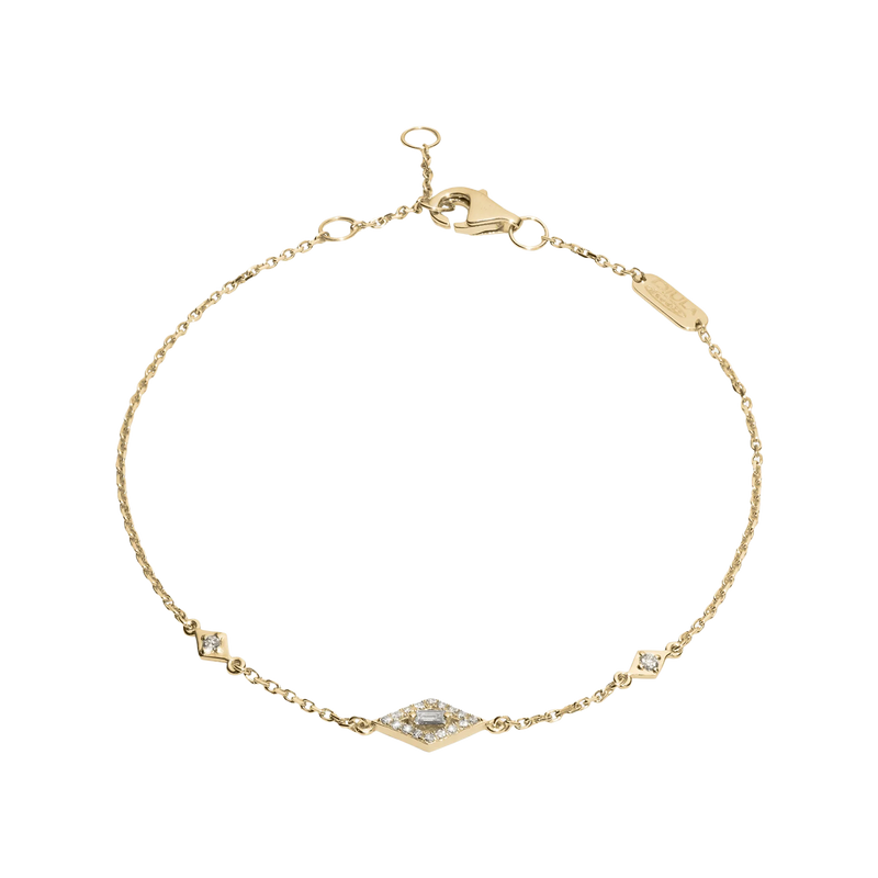 Gold and Diamond Délicatesse Diamond Union Bracelet