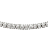 Brazalete Madame Oro Blanco con Diamantes