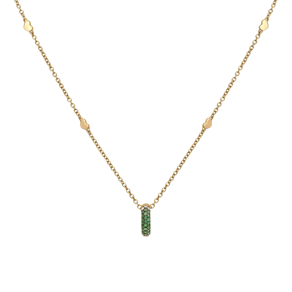 Noblesse Oblige Colgante with Emerald pavé and Diamonds