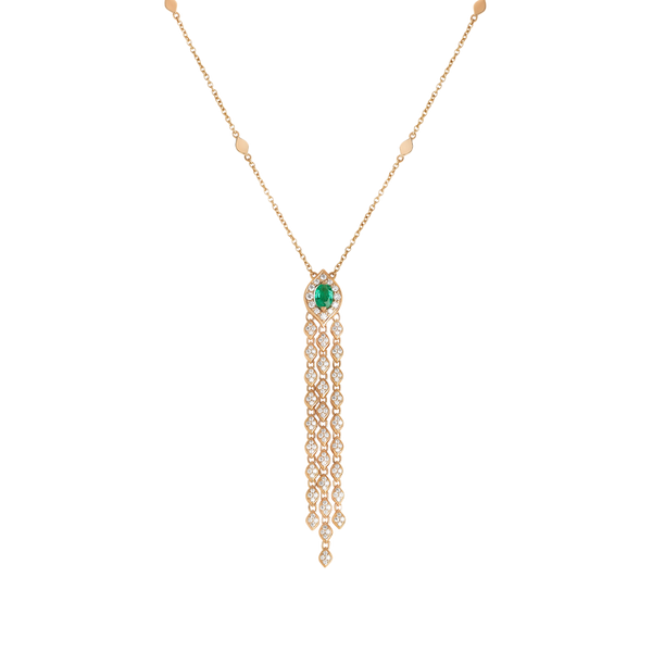 Mikoulette Colgante with Emeralds and Diamonds