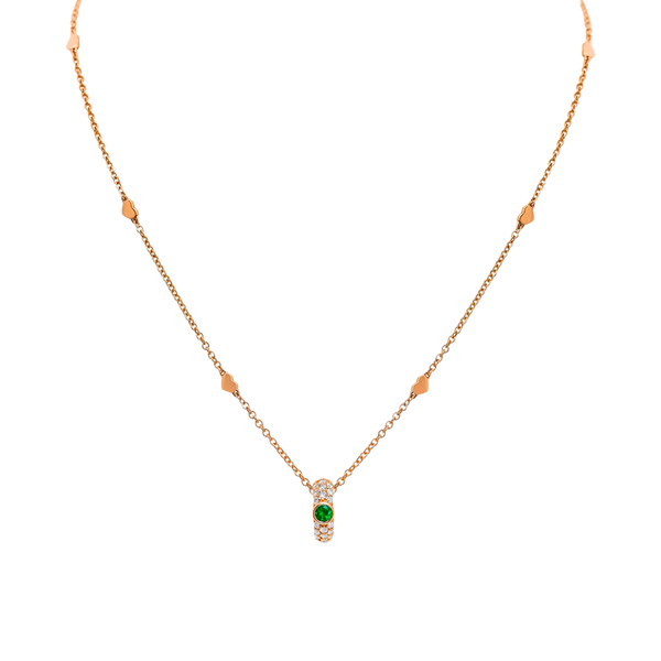 Noblesse Oblige Colgante with Emerald and Diamonds