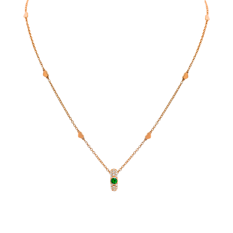 Noblesse Oblige Colgante with Emerald and Diamonds