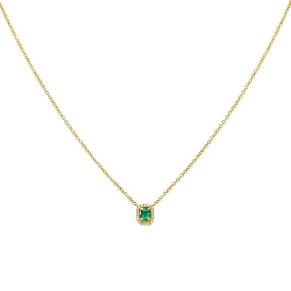 Madame Colgante with Sapphire and Diamonds