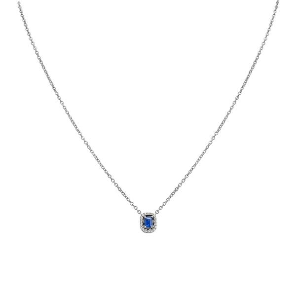 Madame Colgante with Sapphire and Diamonds