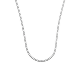 Collar Madame Oro Blanco con Diamantes