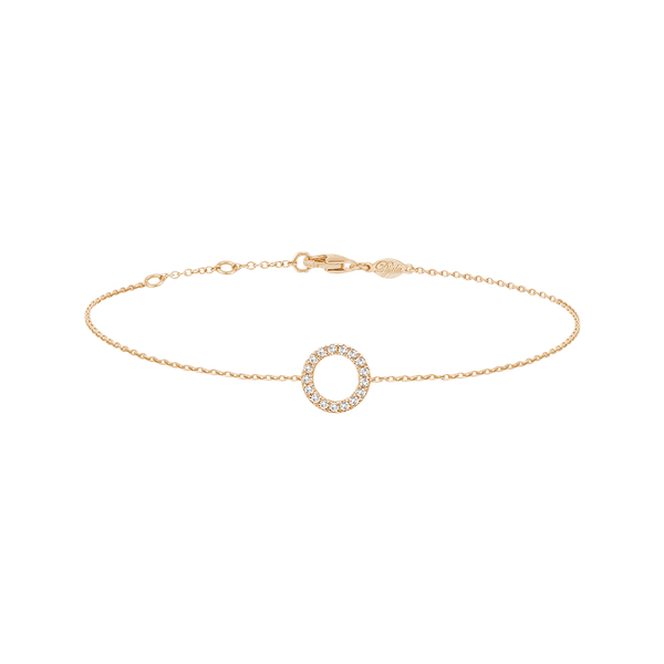 Gold and Diamond Magic Touch Cercle Bracelet