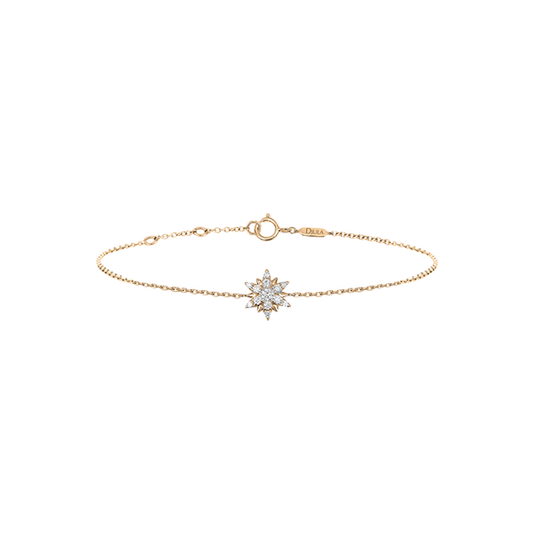Gold and Diamond Magic Touch Flocon Bracelet
