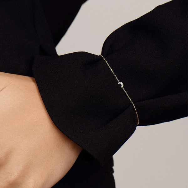 Gold and Diamond Magic Touch Luna Bracelet