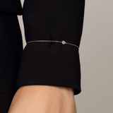 Gold and Diamond Magic Touch Pear Chain Bracelet