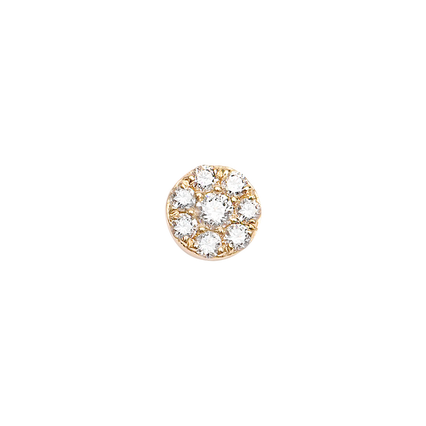 Gold and Diamond Target Bar Piercing