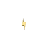 Gold Lightening Bolt Piercing