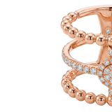 Anillo Boutique Icon Oro Rosa con Diamantes