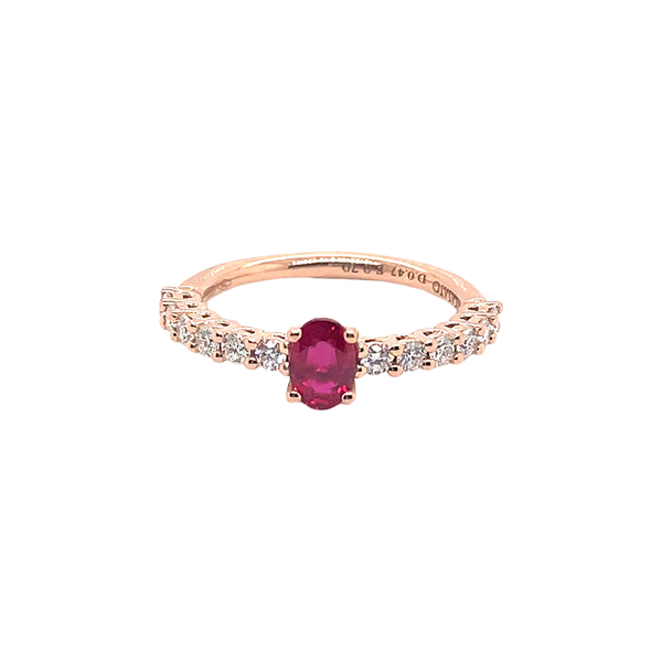 Madame Anillo with Ruby & Diamonds
