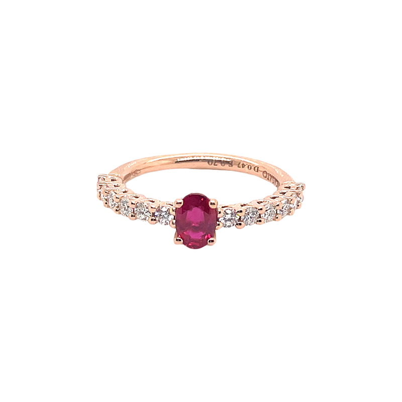 Madame Anillo with Ruby & Diamonds
