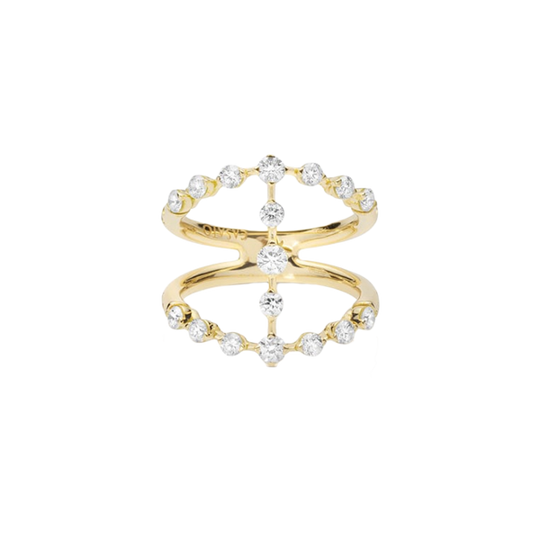 Mauren Anillo Gold with Diamonds