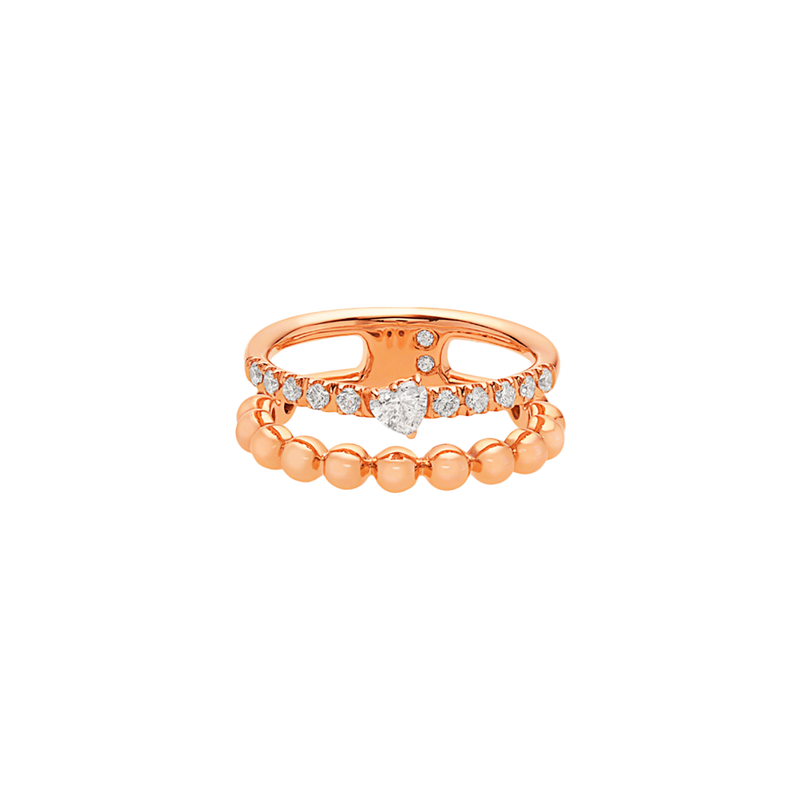 Boutique Icon Anillo Heart Diamond