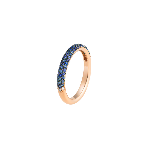 Noblesse Oblige Anillo with Sapphire and Diamonds