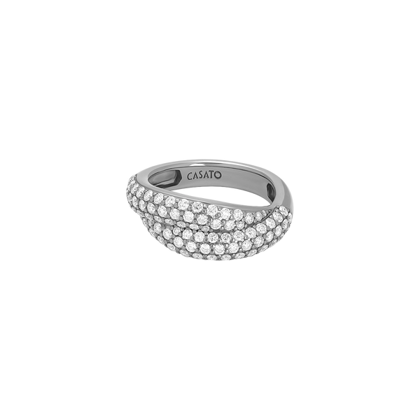 Noblesse Oblige Anillo with White Diamonds