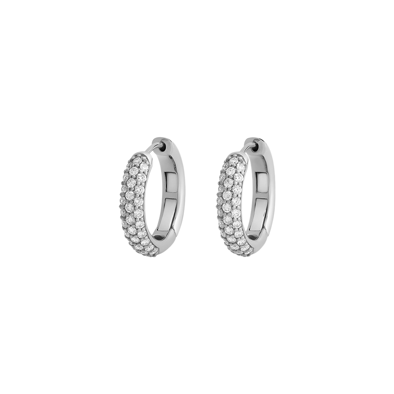 Noblesse Oblige Pendientes with White Diamonds