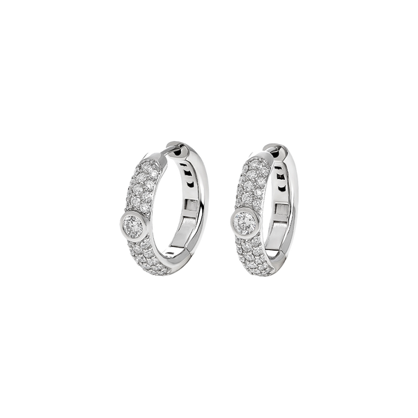 Noblesse Oblige Pendientes with White Diamonds